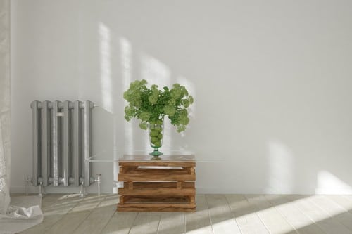 chauffagiste Soissons - Un radiateur dans un environnement simple