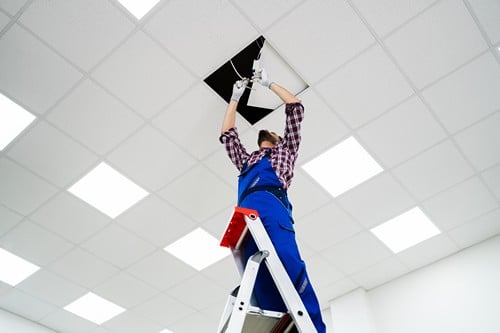 électricien L'Haÿ-les-Roses - Installation de lampe au plafond par un électricien