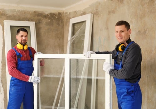 vitrier Concarneau - Deux vitriers vont installer une vitre