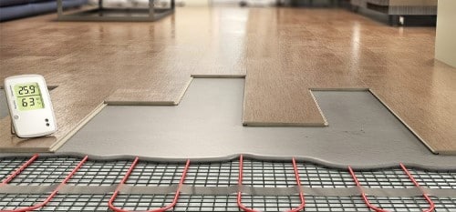 Un plancher chauffant découvert