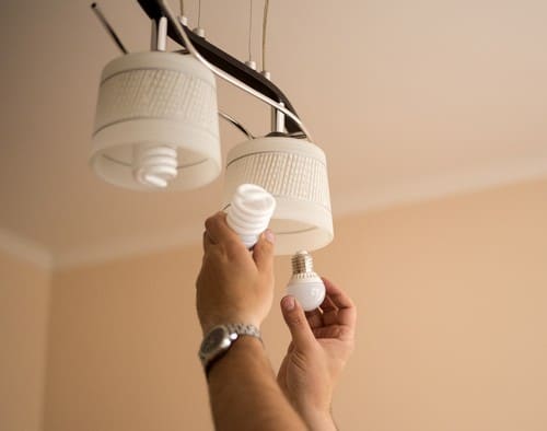 électricien Simiane-Collongue - Installation d'une ampoule