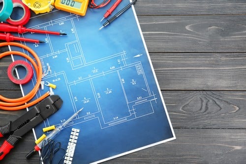 Electricien Aubergenville - visuel d'outils électriques