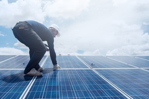 Electricien Fontenay-le-Comte - visuel de panneaux solaires