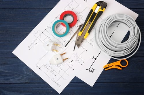 Electricien Lieusaint - visuel d'outils