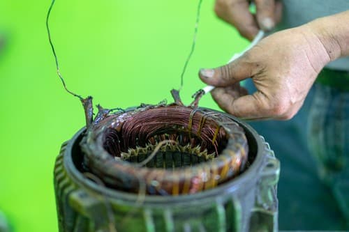 Electricien Olonne-sur-Mer - visuel d'une bobine de fils électriques