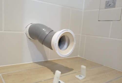 Évacuation WC et pipe WC