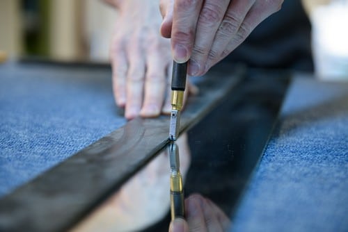 Vitrier Villemur-sur-Tarn - les bons artisans - découpe verre