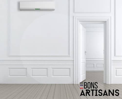 Climatisation Jacou - visuel d'un climatiseur au plafond dans une pièce vide