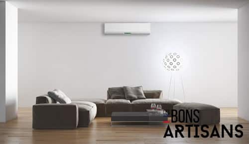 Climatisation Prades-le-Lez - visuel d'un climatiseur au plafond dans une pièce vide