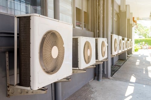 Climatisation Saint-Loubes - visuel de plusieurs climatiseurs en extérieur